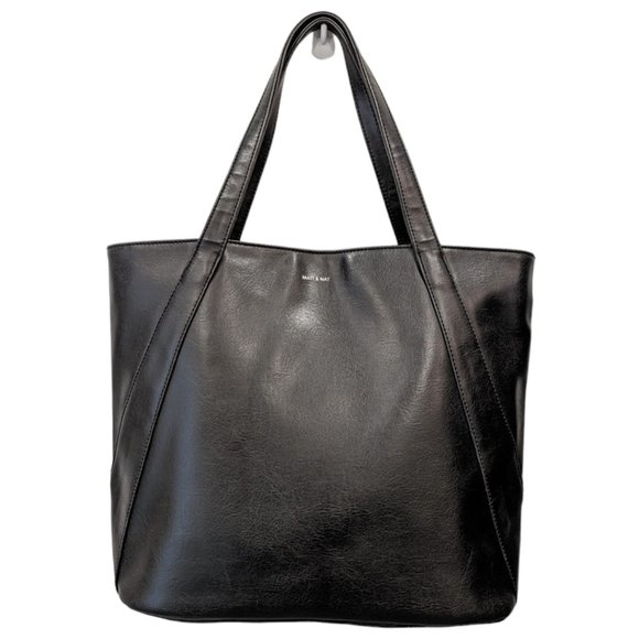 Matt & Nat Jasmine Classic Black Shoulder Bag - Picture 2 of 13